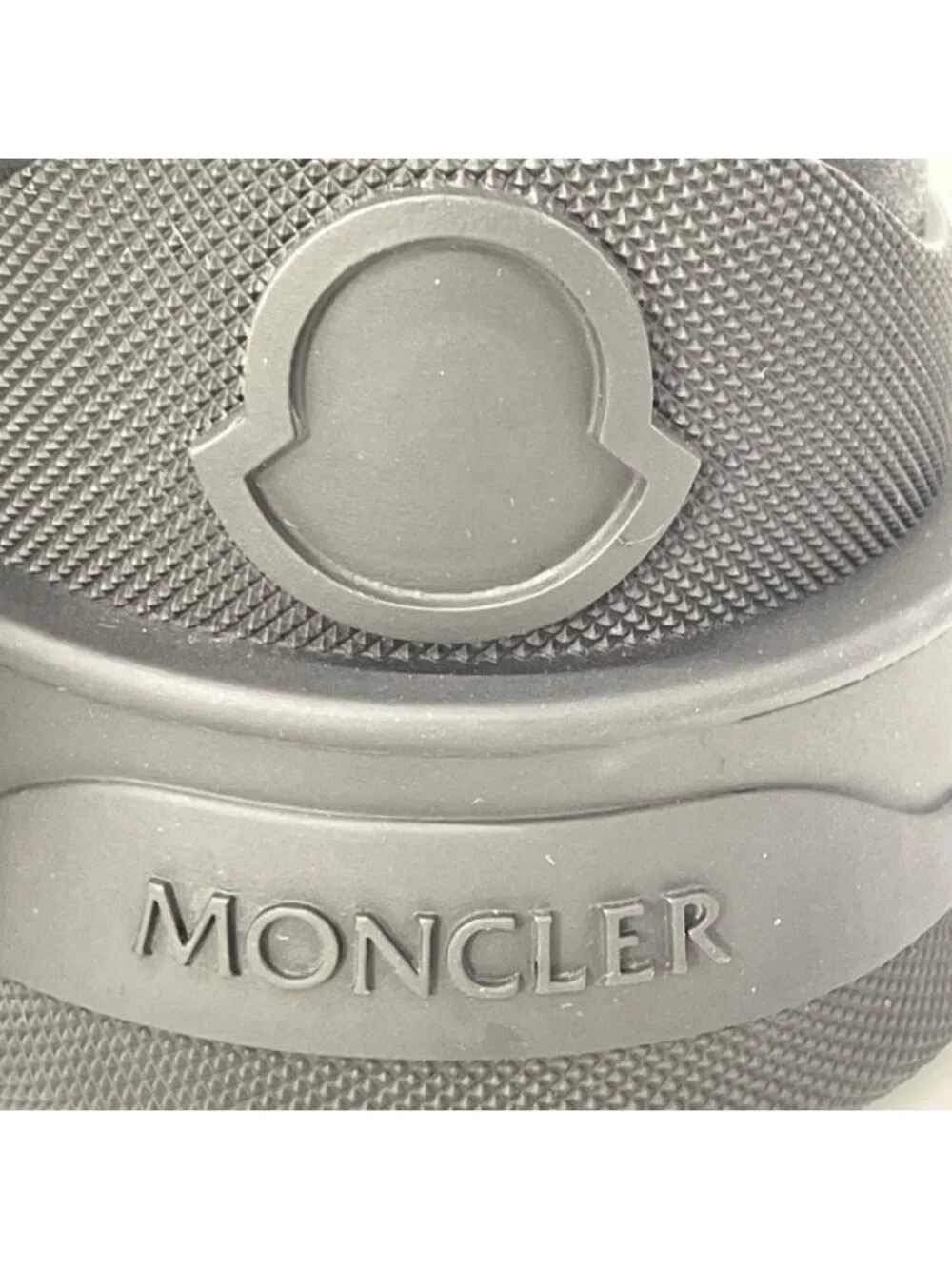 Moncler Hevea City Smooth Leather Rubber Logo Lace-up Ankle Boots